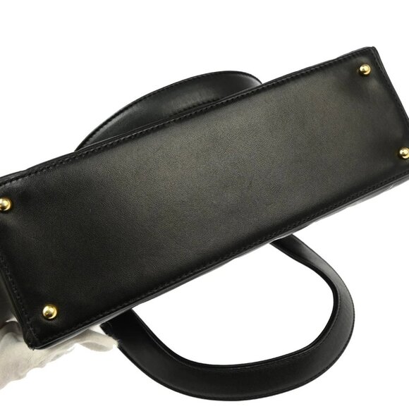 Chanel Black Lambskin Choco Bar Handbag 184839 - Picture 8 of 11